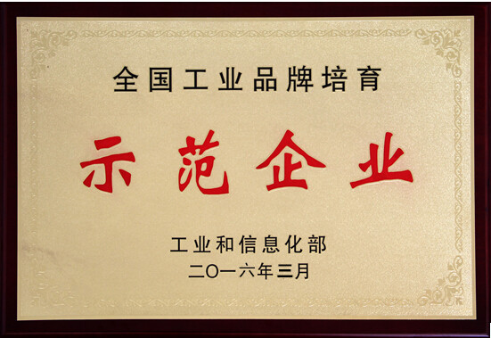 全國(guó)工業(yè)品牌培育示范企業(yè)