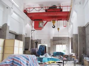 陜西省安康相子壩電站啟閉機安裝現(xiàn)場